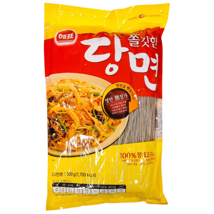 SAJO DANGMYEON - KOREANSKE SØTPOTETGLASSNUDLER – 500 g