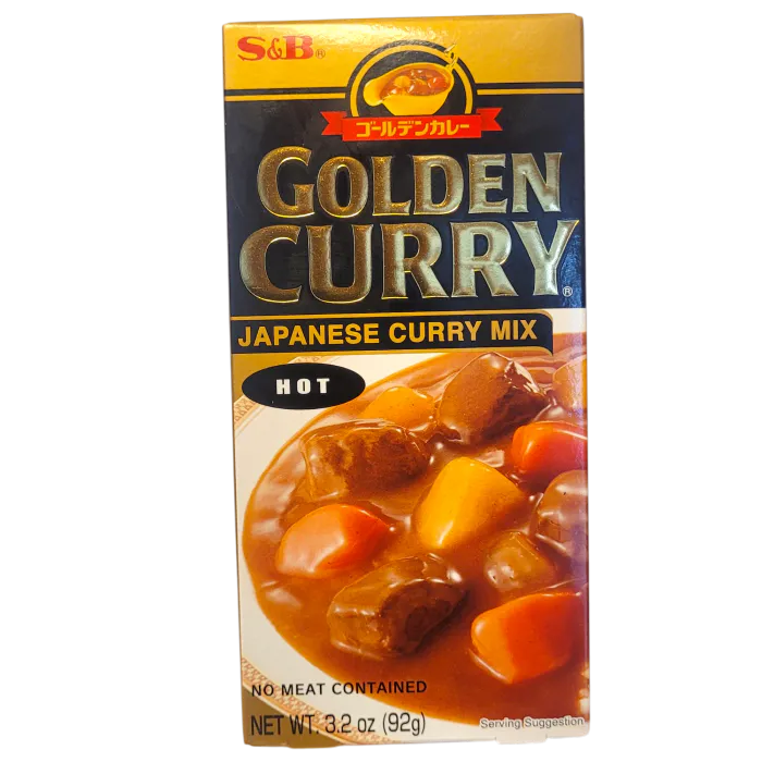 GOLDEN CURRY MIX IN BLOCK - HOT 92 GR