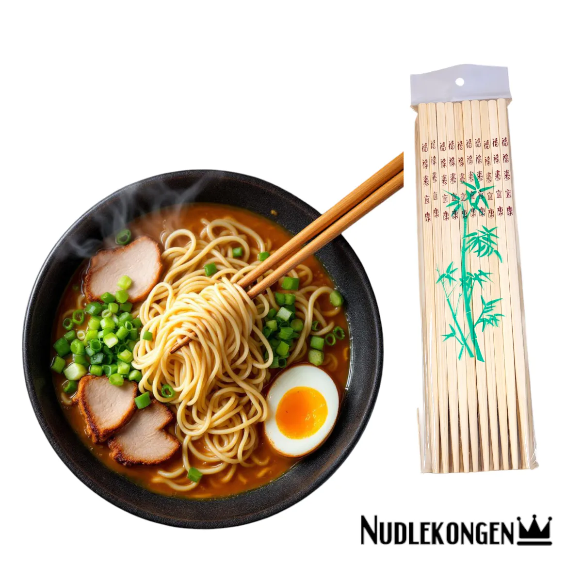 BAMBOO CHOPSTICKS / SPISEPINNER 10 PAR